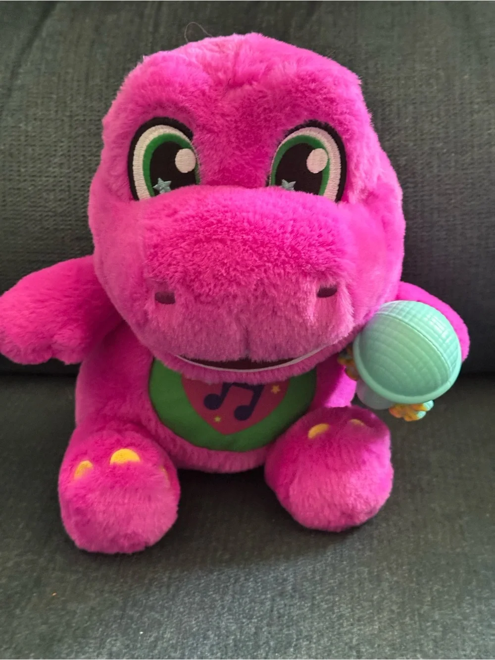 Fisher-Price Barney's World Sing-Along Musical Plush Toy, 10-inch